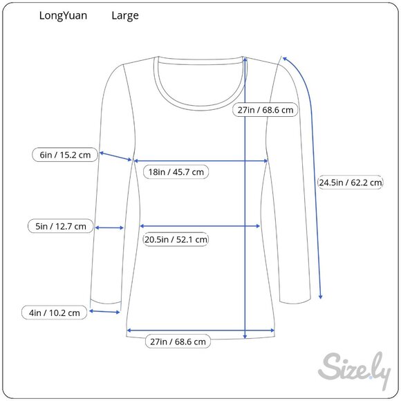 LONGYUAN Red Baby Doll Long Sleeve Tunic Top Size L NWT - Picture 2 of 4